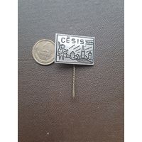 Значок тяжелый Цесис