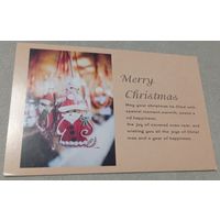 Посткроссинг. Открытка из Малайзии: Счастливого Рождества,  (10х15). Прошла почту. Художественные марки, чёткий штемпель.