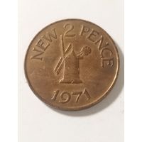 Гернси 2 пенса 1971