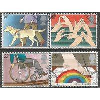 Британия. Международный Год инвалидов. 1981г. Mi#871-74. Серия.