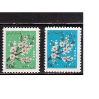 Иран-1964,(Мих.1208-1209)  **  , Флора,Цветы (полная серия)