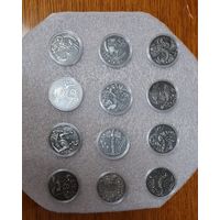 Комплект медно-никелевых монет "Знаки зодиака" 2014 год.
