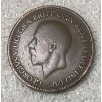 Монета 1/2 пенни 1930 год Великобритания, Георг V