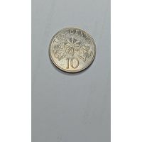 Сингапур 10 центов 1986 года .