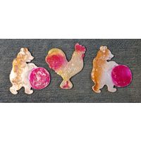 Картонные ёлочные игрушки СССР.