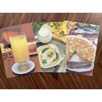 Открытки Блюда из тыквы 3 штуки