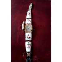 Женские часы Чайка. Браслет Финифть. Цена снижена.