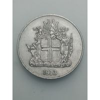 Исландия 10 крон  1973  года .