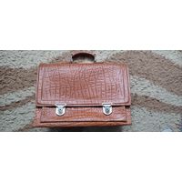 Винтажные портфель.Кожа
