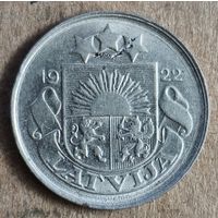 Латвия 1-я республика 20 сантимов 1922 г., KM# 5