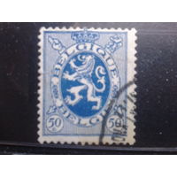 Бельгия 1929 Стандарт, герб  50 сантимов