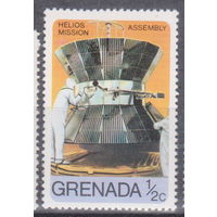 Космос Космические миссии "Викинг" и "Гелиос" Гренада 1976 год  лот 17 ЧИСТАЯ