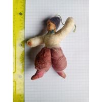 Ёлочная игрушка казачок вата ссср