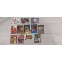 Открытки СССР на тему НОВЫЙ ГОД. Смотрите другие лоты.