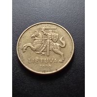 Литва 50 центов 2000 г.