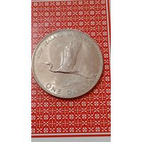 Новая Зеландия 1 доллар 1974 день новой Зеландии