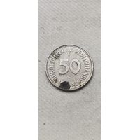Германия 50 пфеннигов 1950