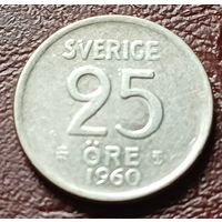 Швеция 25 эре, 1960    ( 1-1-5 )