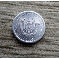 Werty71 Бурунди 1 франк 2003 Лев