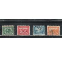 США-1913, (Скотт.397-400), гаш.  , Панамо-Тихоокеанская выставка, перф. 12 (полная серия)