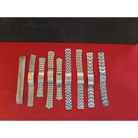 С рубля без мц. 9 браслетов для наручных часов. от 12 до 18см.