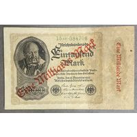 Банкнота 1 миллиард марок 1922 год. Веймарская республика
