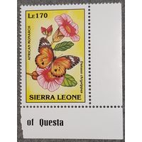 1993 Бабочка (Африканский монарх)  Сьерра -Леоне