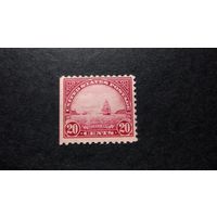 США\а88\ 1923 скотт567 зубц11 парусник кц17.5дол