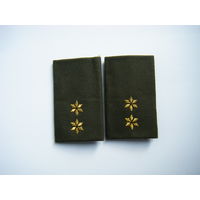 Погоны муфты в коллекцию. Звёзды шитьё.