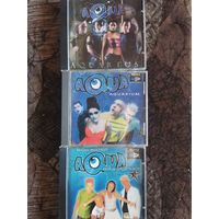 ФИРМЕННЫЕ Audio CDs Albums AQUA 3шт зарубежные