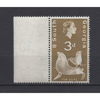 Южная Георгия остров /South Georgia island 1963** Морской котик, Елизавета II SG#5