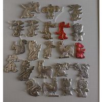 Ёлочные игрушки пластик СССР