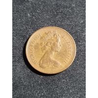 Великобритания 1 пенни 1974