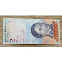 Werty71 Венесуэла 2 боливара 2013 UNC банкнота