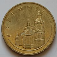 Польша 2 злотых 2007 год "Древние города Польши - Пшемысль"