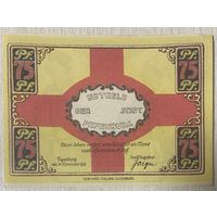 Нотгельд 50 пфеннигов 1921 год. Папенбург. Веймарская республика.