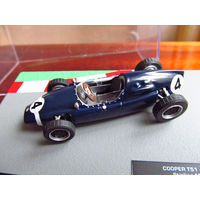 Модель автомобиля 1-43 Фомула 1 Formula 1 F1 Cooper T51 1959 Stirling Moss В комплекте модель, бокс, журнал Состояние модель как новая журнал отличное