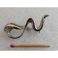 Брошь винтажная "Лента"