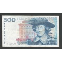 Швеция 500 крон 1985 года. Тип Р-58a. Состояние VF+