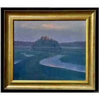 Батальонок Е.Е."Адбiтак вячэрняга промня",1990г. К/М. 29,3/35 см