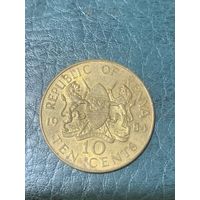 Кения 10 центов 1984