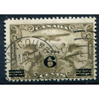 Британские колонии - Канада - 1932г. - авиапочта, печать Ванкувер - 1 марка - полная серия, гашёная [Mi 169]. #3-WB-90-A-2