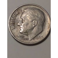 10 центов  США 1967 год