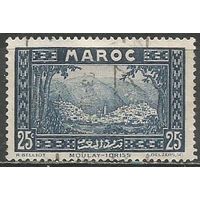 Французское Марокко. Мечеть Мулай Идрис. Пейзаж. 1933г. Mi#100.