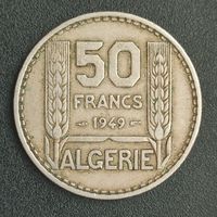 Алжир 50 франков 1949 г.