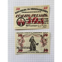 Нотгельд 50 пфеннигов Германия Крейцбург-0101