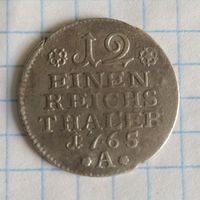 1/12 рейхсталера 1765 г. С рубля