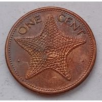 Багамы 1 цент 1992 год, VF