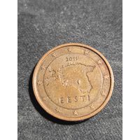 Эстония 2 евроцента 2011