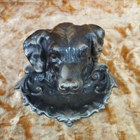 Пепельница Собака охотничья, силумин. СССР